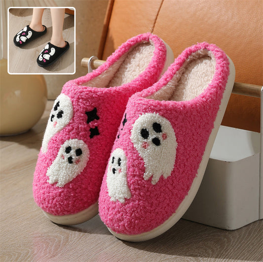 Halloween ghost indoor slippers