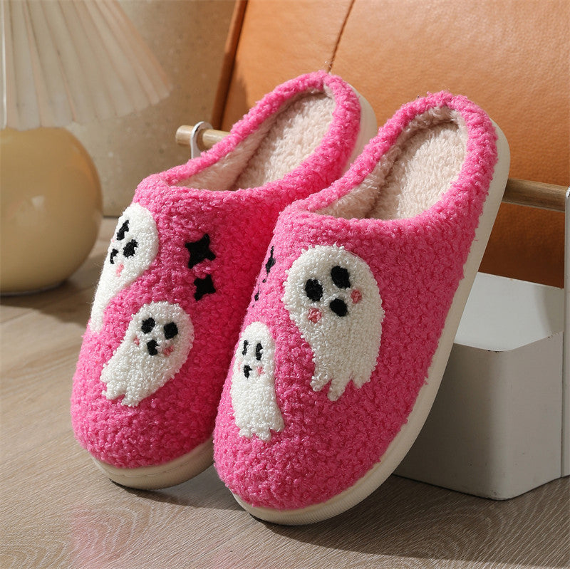 Halloween ghost indoor slippers