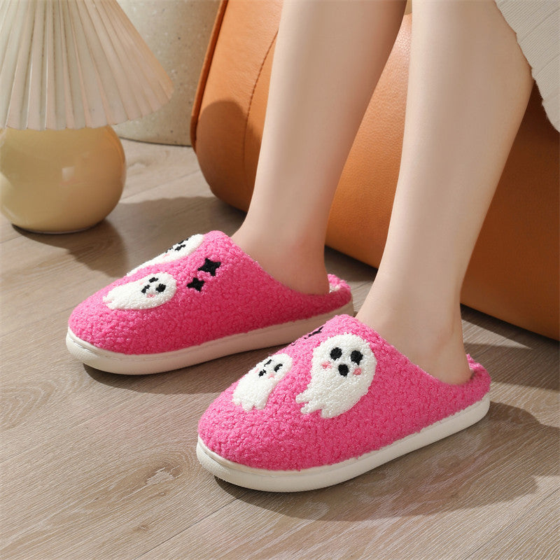 Halloween ghost indoor slippers